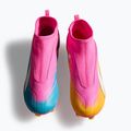 Gyerek focicipő PUMA Ultra 6 Match+ LL FG/AG Jr poison pink/puma white/sun stream/bright aqua/puma black 5