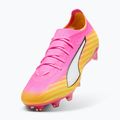 Futballcipő PUMA Ultra 6 Pro FG/AG poison pink/puma white/sunstream/bright aqua/puma black 4