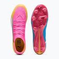 Futballcipő PUMA Ultra 6 Pro FG/AG poison pink/puma white/sunstream/bright aqua/puma black 5