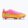Gyerek focicipő PUMA Ultra 6 Pro Jr FG/AG poison pink/puma white/sunstream/bright aqua/puma black 2