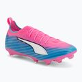 Gyerek focicipő PUMA Ultra 6 Pro Jr FG/AG poison pink/puma white/sunstream/bright aqua/puma black
