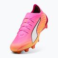 Futballcipő PUMA Ultra 6 Ultimate FG poison pink/puma white/sun stream/bright aqua/puma black 4