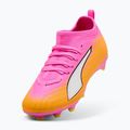 Gyerek focicipő PUMA Ultra 6 Match FG/AG Jr poison pink/puma white/sun stream/bright aqua/puma black 4