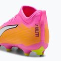Gyerek focicipő PUMA Ultra 6 Match FG/AG Jr poison pink/puma white/sun stream/bright aqua/puma black 7