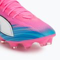 Futballcipő PUMA Ultra 6 Match + FG/AG poison pink/puma white/sun stream/bright aqua/puma black 7