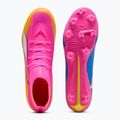Futballcipő PUMA Ultra 6 Match + FG/AG poison pink/puma white/sun stream/bright aqua/puma black 5