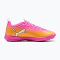 Gyerek focicipő PUMA Ultra 6 Play TT Jr poison pink/puma white/sun stream/bright aqua/puma black 2
