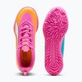 Gyerek focicipő PUMA Ultra 6 Play TT Jr poison pink/puma white/sun stream/bright aqua/puma black 4
