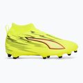 Gyerek focicipő PUMA Ultra 6 Match+ LL FG/AG Jr yellow alert/puma black/glowing red/lime squeeze 2