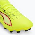 Gyerek focicipő PUMA Ultra 6 Match FG/AG Jr yellow alert/puma black/glowing red/lime squeeze 7