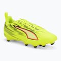 Gyerek focicipő PUMA Ultra 6 Play FG/AG Jr yellow alert/puma black/glowing red/lime squeeze