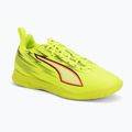 Gyerek focicipő PUMA Ultra 6 Play IT Jr yellow alert/puma black/glowing red/lime squeeze