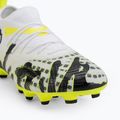 Gyerek focicipő PUMA Future 9 Match Creativity Fg/Ag Jr yellow alert/mint jelly/puma white/puma black 7
