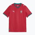 Gyermek focimez PUMA FPF Portugal Home Jersey Replica Club Jr piros/zöld