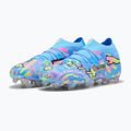 Focicipők PUMA Future 9 Ultimate Advanced Level FG puma white/blue glimmer/pink glimmer/yellow alert 3