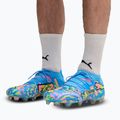 Focicipők PUMA Future 9 Ultimate Advanced Level FG puma white/blue glimmer/pink glimmer/yellow alert 7