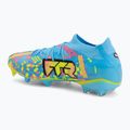 Focicipők PUMA Future 9 Match Advanced Level FG/AG puma white/blue glimmer/pink glimmer/yellow alert 3