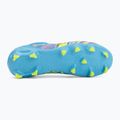 Gyermek focicipők PUMA Future 9 Match Advanced Level FG/AG Jr puma white/blue glimmer/pink glimmer/yellow alert 4