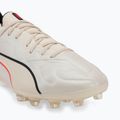 Focicipők PUMA King 20 Pro FG/AG sugared almond/puma black/ultra red 7