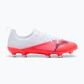 Gyermek focicipők PUMA Ultra 7 Match FG/AG Jr ultra red/puma black/puma white