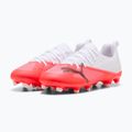 Gyermek focicipők PUMA Ultra 7 Match FG/AG Jr ultra red/puma black/puma white 3