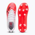 Gyermek focicipők PUMA Ultra 7 Match FG/AG Jr ultra red/puma black/puma white 5