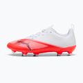 Gyermek focicipők Puma Ultra 7 Play FG/AG Jr Ultra Red/Puma Black/Puma White