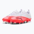 Gyermek focicipők Puma Ultra 7 Play FG/AG Jr Ultra Red/Puma Black/Puma White 3
