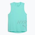 Férfi edző póló Puma Hyrx Pwrmode Training Tank intense turquise 4