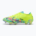 Focicipők PUMA Ultra Nitro 7 Ultimate Advanced Level FG puma white/blue glimmer/pink glimmer/yellow alert