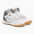 Férfi kosárlabda cipő PUMA Playmaker Pro Mid Trophies hamuszürke/cast iron/puma gold 4