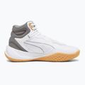 Férfi kosárlabda cipő PUMA Playmaker Pro Mid Trophies hamuszürke/cast iron/puma gold 9