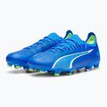 PUMA Ultra Ultimate FG/AG férfi futballcipő ultra kék/puma fehér/pro zöld 8