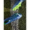 PUMA Ultimate FG/AG férfi futballcipő perzsa kék/puma fehér/pro zöld 12