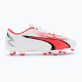 Férfi futballcipő PUMA Ultra Play FG/AG puma fehér/puma fekete/tűz orchidea 2