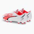 Férfi futballcipő PUMA Ultra Play FG/AG puma fehér/puma fekete/tűz orchidea 3