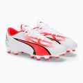 Férfi futballcipő PUMA Ultra Play FG/AG puma fehér/puma fekete/tűz orchidea 4