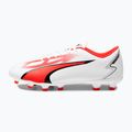 Férfi futballcipő PUMA Ultra Play FG/AG puma fehér/puma fekete/tűz orchidea 11