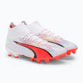 Férfi futballcipő PUMA Ultra Pro FG/AG puma fehér/puma fekete/tűz orchidea 4