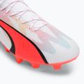 Férfi futballcipő PUMA Ultra Pro FG/AG puma fehér/puma fekete/tűz orchidea 7