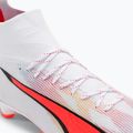 Férfi futballcipő PUMA Ultra Pro FG/AG puma fehér/puma fekete/tűz orchidea 8