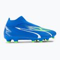 PUMA férfi futballcipő Ultra Match+ Ll FG/AG ultra kék/puma fehér/pro zöld 2