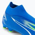 PUMA férfi futballcipő Ultra Match+ Ll FG/AG ultra kék/puma fehér/pro zöld 8