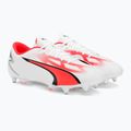 Férfi PUMA Ultra Play MXSG futballcipő puma fehér/puma fekete/tüzes orchidea 4