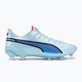 PUMA King Ultimate FG/AG férfi futballcipő silver sky/puma black/fire orchidea 2