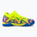 PUMA Future Match Energy TT + Mid Jr gyermek labdarúgócipő ultra kék/sárga riasztás/világító rózsaszín 2