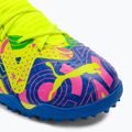 PUMA Future Match Energy TT + Mid Jr gyermek labdarúgócipő ultra kék/sárga riasztás/világító rózsaszín 7