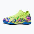 PUMA Future Match Energy TT + Mid Jr gyermek labdarúgócipő ultra kék/sárga riasztás/világító rózsaszín 11
