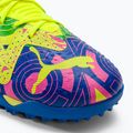 PUMA Future Match Energy TT férfi futballcipő ultrakék/sárga riasztás/világító rózsaszín 7