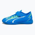 PUMA Ultra Play IT V Jr gyermek focicipő ultra kék/puma fehér/pro zöld 7